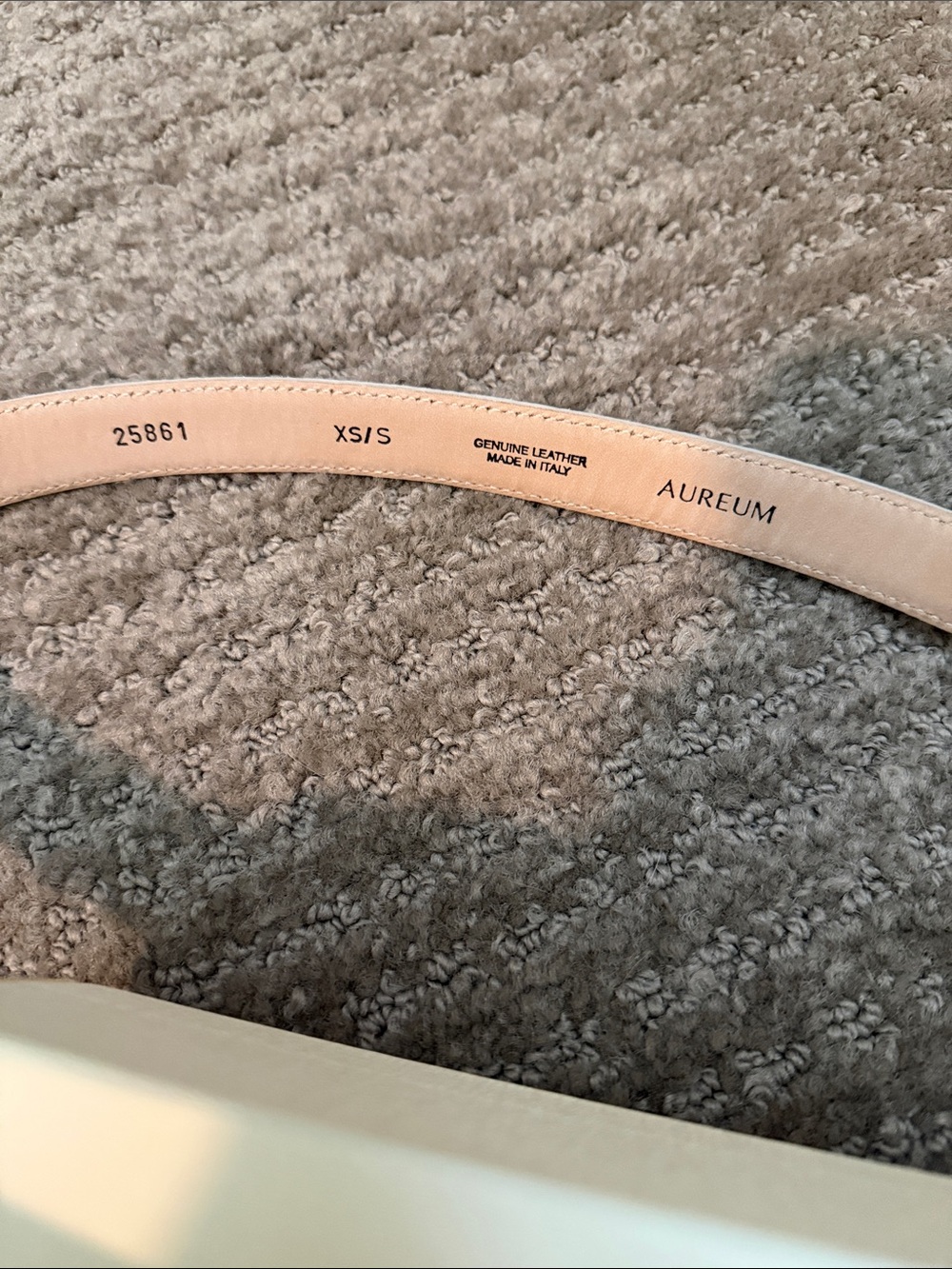 AUREUM No 17 Suede Belt XS/S - Picture 2 of 4